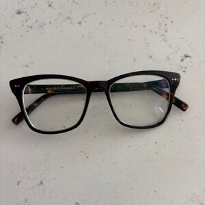 Warby Parker Landon Eyeglasses Frames Square Shell Brown Rectangle